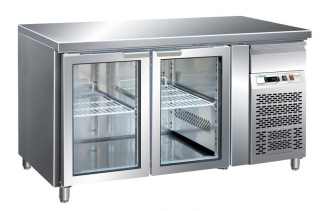 Tavolo Refrigerato Gastronomia Modello G Gn Tng Due Porte Vetro Gn