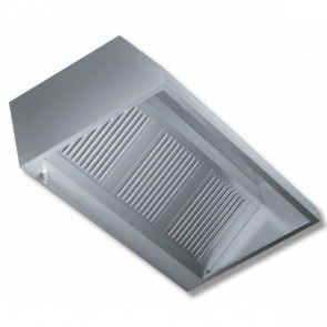 Wall-mounted hood stainless steel aisi 430 satin scotch-brite RP Model DSP14/22