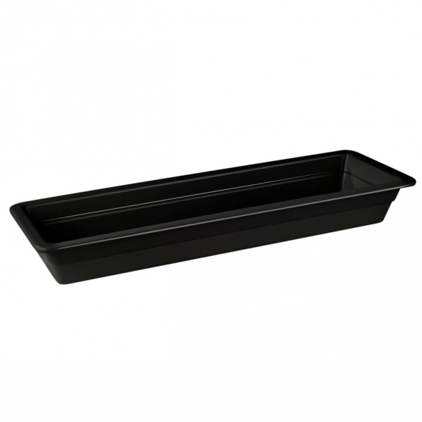 Gastronomy tray in black melamine GN 2/4 Model MPGN24065N