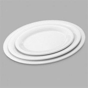 Oval plate in melamine Model MP22182