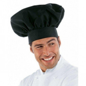 Chef hat IC 65% Polyester 35% Cotton Black Model 075001