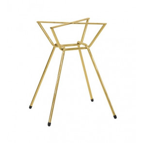 Indoor base TESR Stainless steel frame, gold effect, adjustable feet Model 1648-EG3