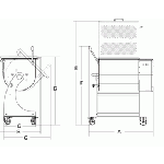 Mixer Model IP 180 XP B/a Power 1ph watt 750 - hp 1 (x2) 3ph watt 1100 - hp 1,5 (x2)