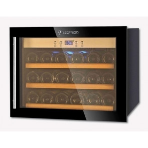 Wine cooler Built-in installation Model SOMMELIER 18 Bottles capacity 0,75 Lt n° 18 Ø 75 mm Power 68 W