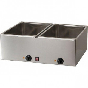 Electric bain-marie Model BM216 for GN 1/1 Power 1000 + 1000 W