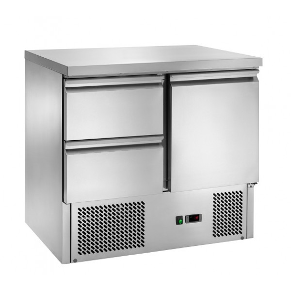 Refrigerated saladette with two drawers Model AK9412D