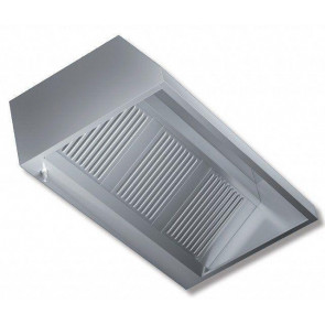 Wall-mounted hood stainless steel aisi 430 satin scotch-brite RP Model DSP11/36