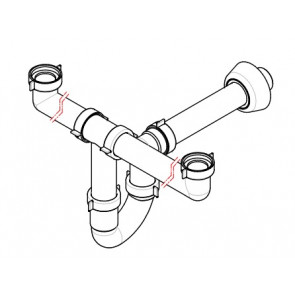 Wall mounted self closing tap without extension, flow time 8 ± 12 MNL Model ARES004