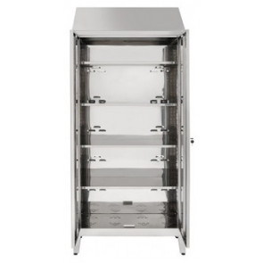 Storage cabinet made of stainless steel 430 IXP n.2 hinged doors Model S5069404430