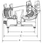 Gravity slicer Model PALLADIO 330