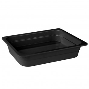 Gastronomy tray in black melamine GN 1/2 Model MPGN12020N