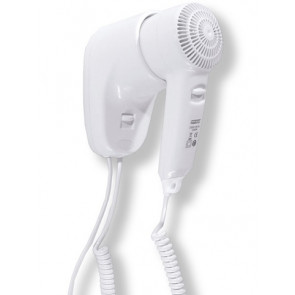 Hairdryer Phon Electric MDC Abs White wall mount with front mount and selection for 2 speeds Absorption Motor: 40 W Model SC0010