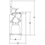 Electric Grater Model GFX HP 1,5 INOX Roller revolutions R.P.M. 1400 Mouth dimension mm 140x80