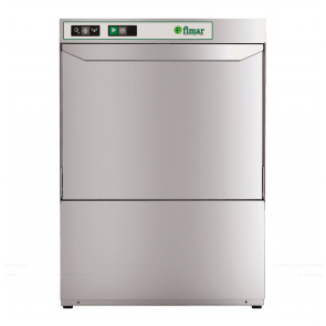 Electromechanical dishwasher + 1 glass basket 50x50 Model LAPI50PL with electric detergent dispenser and drain pump