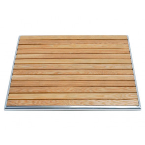 Outdoor top TESR WOOD band top, aluminum edge Model 199-MLS1