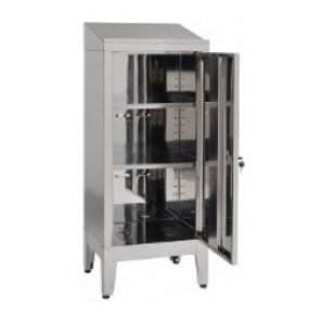 Cabinet made of stainless steel IXP with feet n. 1 hinged door Model 69901430