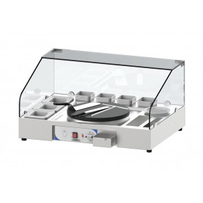 Crepe maker serving station CLN Stainless steel structure Model CPACC40E