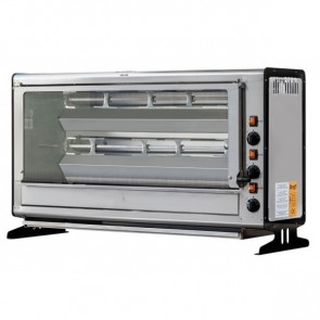 Electric vertical rotisserie ENG Model ELBA12PE Capacity N. 12 Chickens N.3 stainless steel tubular spits 12 x 12 mm