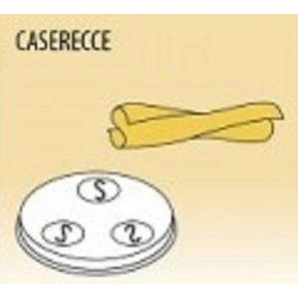 Mould casarecce 9x5 mm for pasta machine MPF 2,5 and PF25E