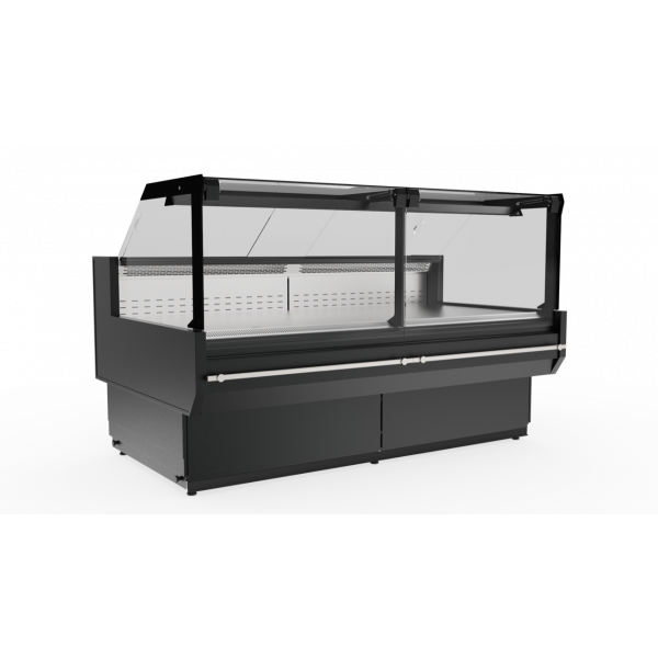 Refrigerated food counter Model JAVA1037-9005 Ventilated with refrigerated storage