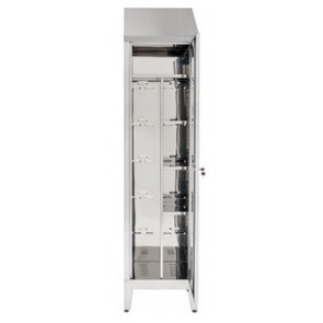 Brooms locker made of stainless steel 304 IXP n.1 hinged door Model 69601