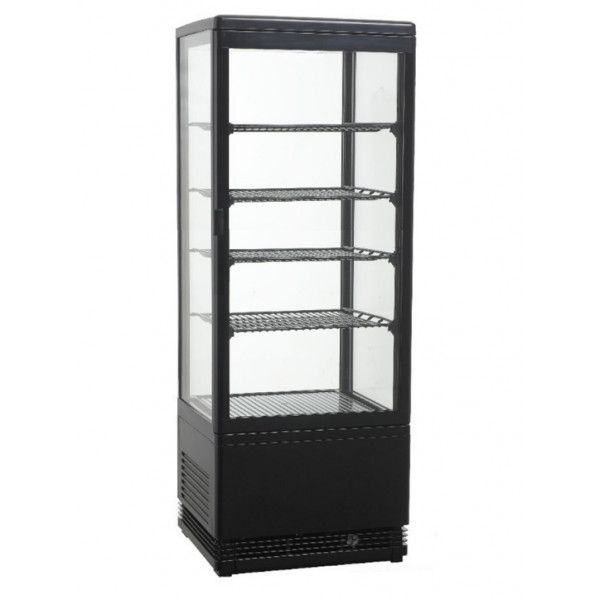 Ventilated refrigerated display\drinks display Model VRN98NERA Glass door