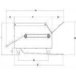 Roller/Tostapane continuo Modello TOSTI' VV Larghezza tappeto mm 185  Lunghezza tappeto mm 300