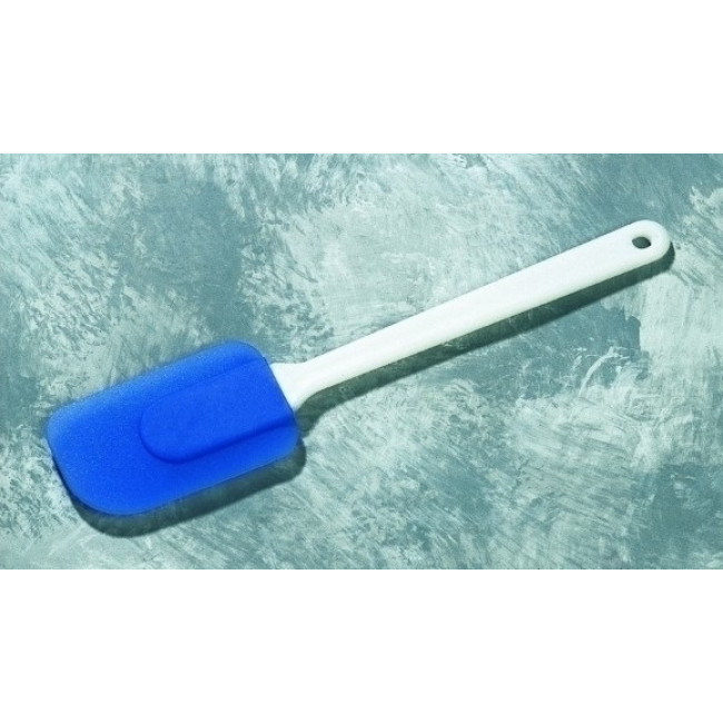 Spatola in silicone blu resistente alle alte temperature Lunghezza cm 25  Dimensioni spatola cm 7 Peso