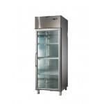 Armadio Frigo Refrigerato Modello AF07PKMTNPV In acciaio inox GN2/1 Monoblocco temperatura positiva una porta in vetro