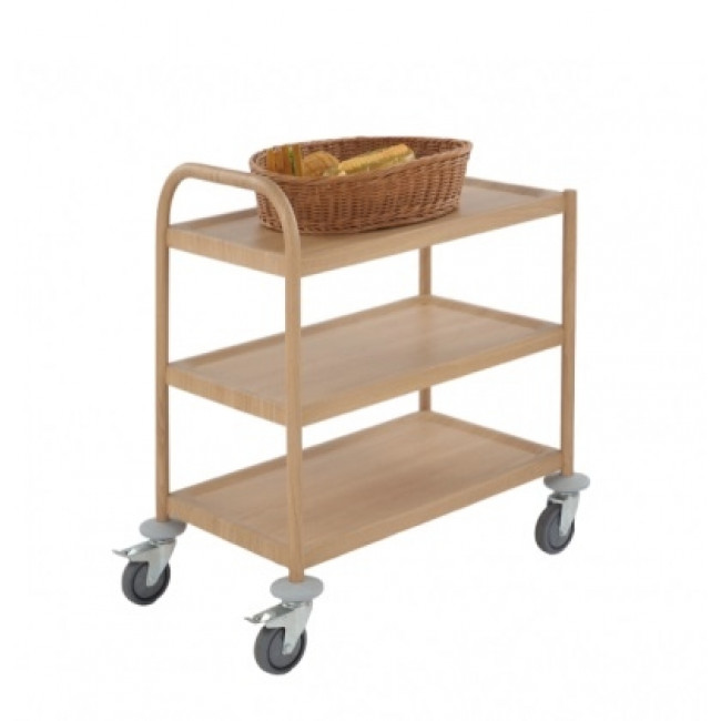 CA1412 Carrello di servizio acciaio inox 2 piani portata 100 kg