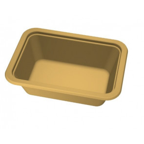 Vaschetta 90% polpa di cellulosa + 10% pet saldante Confezione da 750 pz Modello B187/45 CUISINE KRAFT