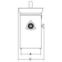 pulsantiera new completa per barcellona 32 ice tritacarne sirman-fe