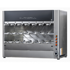 Girarrosto \ Churrasco elettrico ENG Modello ChurrascoCM20E N.20 spade in acciaio inox