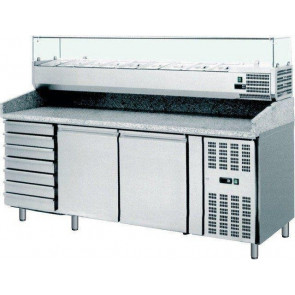 Banco pizza Refrigerato ventilato Modello AK2612TN + AK20433