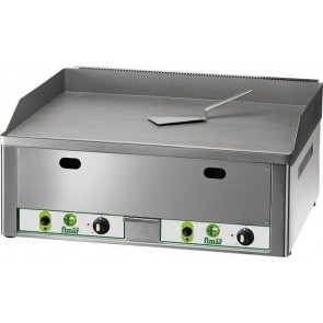 Saro Piastra elettrica professionale - Fry Top GH 760R, da tavolo, acciaio,  (scanalato + liscio)