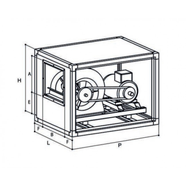 Ventilatore Centrifugo 10/10 550W