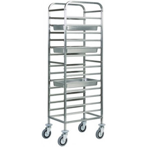 Carrello portateglie GN 1/1 Modello CA1479 Portata n. 14 teglie GN 1/1 (cm 53x32,5)