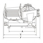 Affettatrice a gravità Modello MIRRA 300 Y09