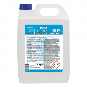 Detergente lavastoviglie per acque dolci e osmotiche con alto potere sgrassante Cartone con 4 taniche da 6Kg Modello OL41-24