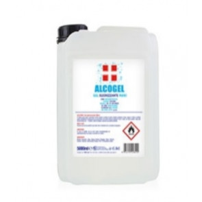 Detergente disinfettante ad ampio spettro di efficacia contro Virus e Spore presidio medico chirurgico Tanica da 5000 ml Modello ALCOGEL20