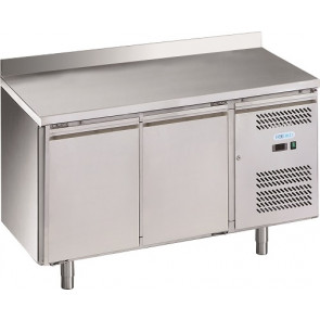 Tavolo Refrigerato Pasticceria due porte in acciaio INOX AISI 201 ForCold Modello G-PA2200TN-FC ventilato 60/40