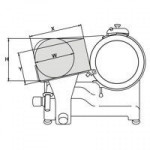 Affettatrice a gravità Modello MIRRA 300 Y09