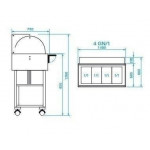 Carrello caldo bagnomaria Modello ELC2834