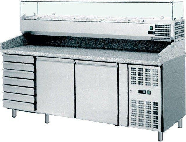 Banco pizza Refrigerato ventilato Modello AK2612TN + AK20433