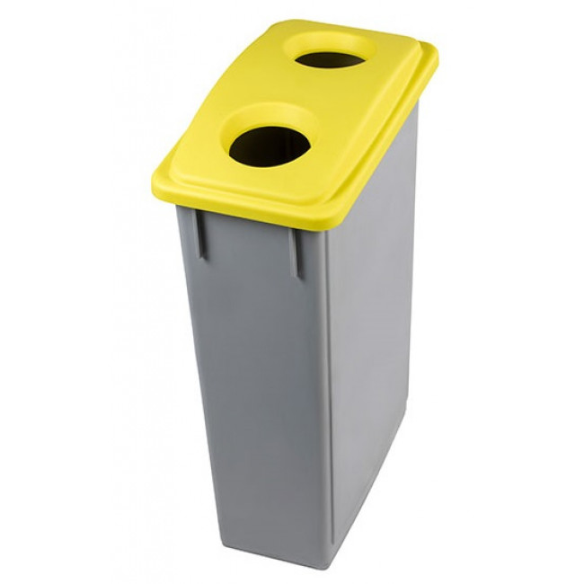 Contenitore per la raccolta differenziata , OFFICE 90 Gettacarte con foro  giallo MDL 90 L Modello 102206