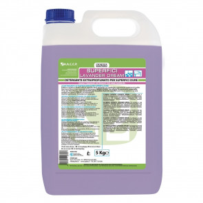 Detergente Sgrassante extraprofumato per superfici dure LAVENDER DREAM Cartone con 4 taniche da 5Kg Modello OSLD-20